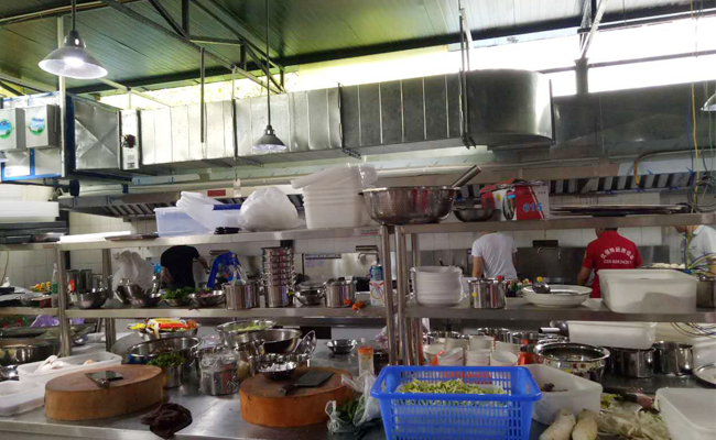 酒店大菠萝福利网站导航工程现场安装图片2